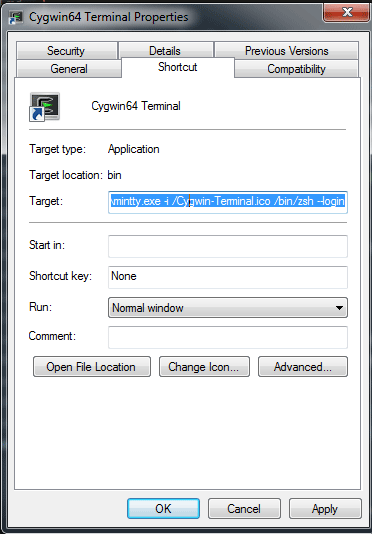 My Cygwin executable